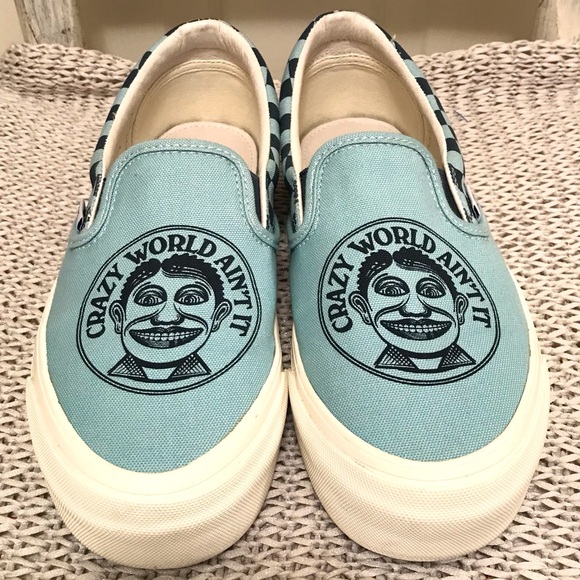 Vans x John Van Hamersveld Crazy World Classic Slip-Ons - Picture 10 of 16